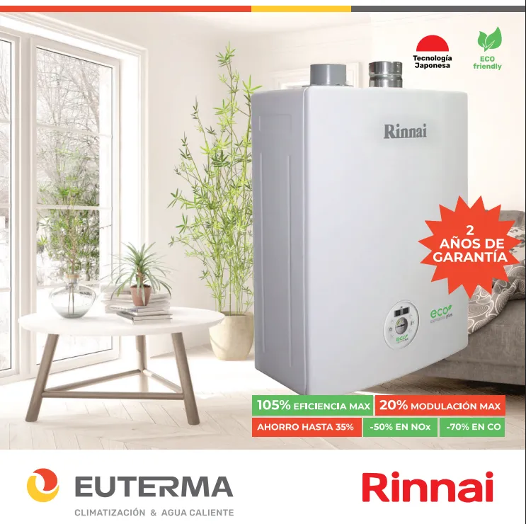 Caldera Rinnai Condensación Dual 35 kcal